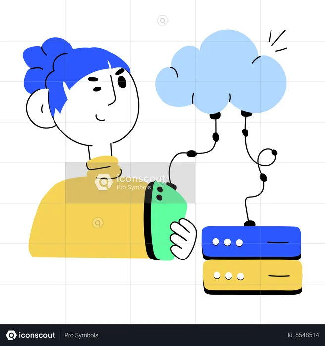 Service d'hébergement cloud  Illustration