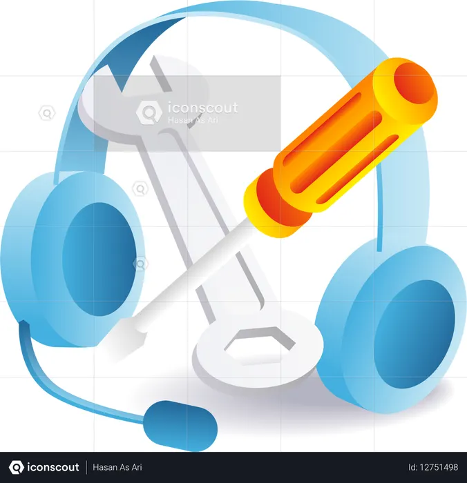 Serviços de atendimento online  Ilustração