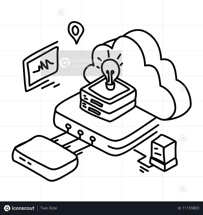 Servidor de base de datos  Ilustración