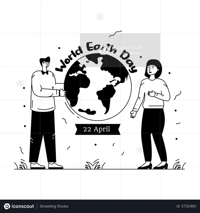 Sharing Earth  Illustration