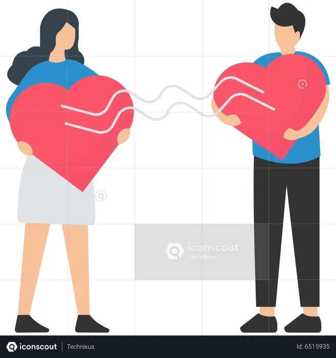 Sharing feelings to support others  Illustration