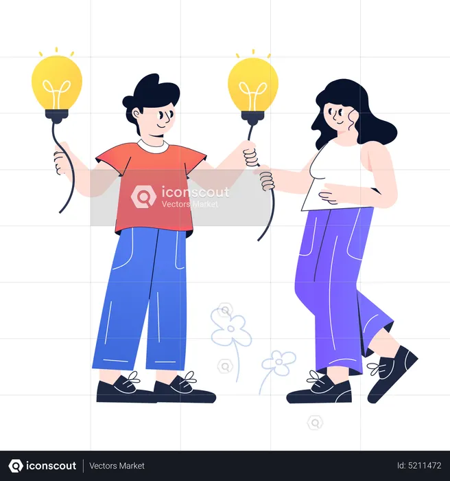 Sharing Idea  Illustration