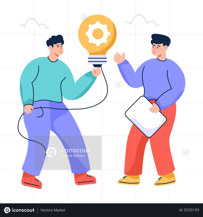 Sharing Idea  Illustration