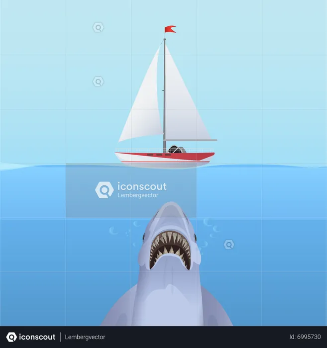 Shark attract  Illustration