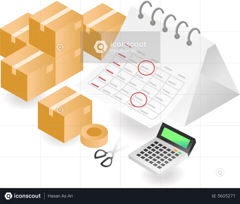 Shipment planning  Illustration