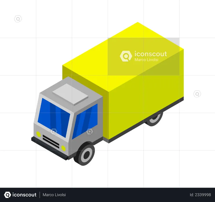 Shipment Truck  Illustration