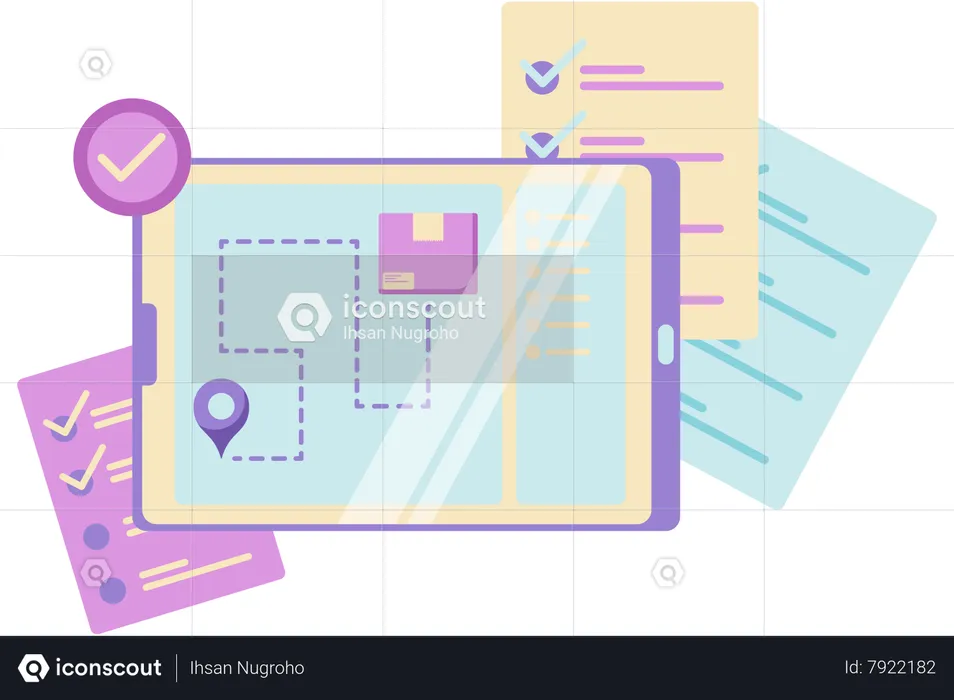 Shipping address  Illustration