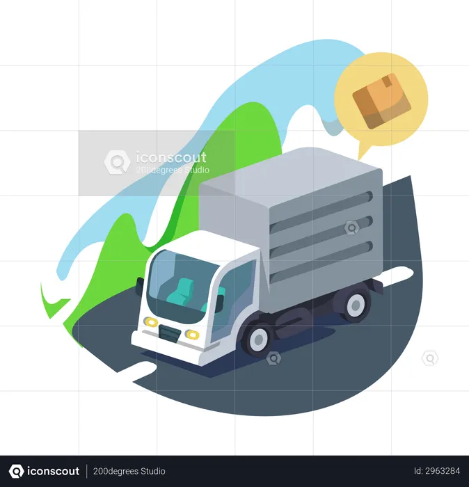 Shipping service  Illustration