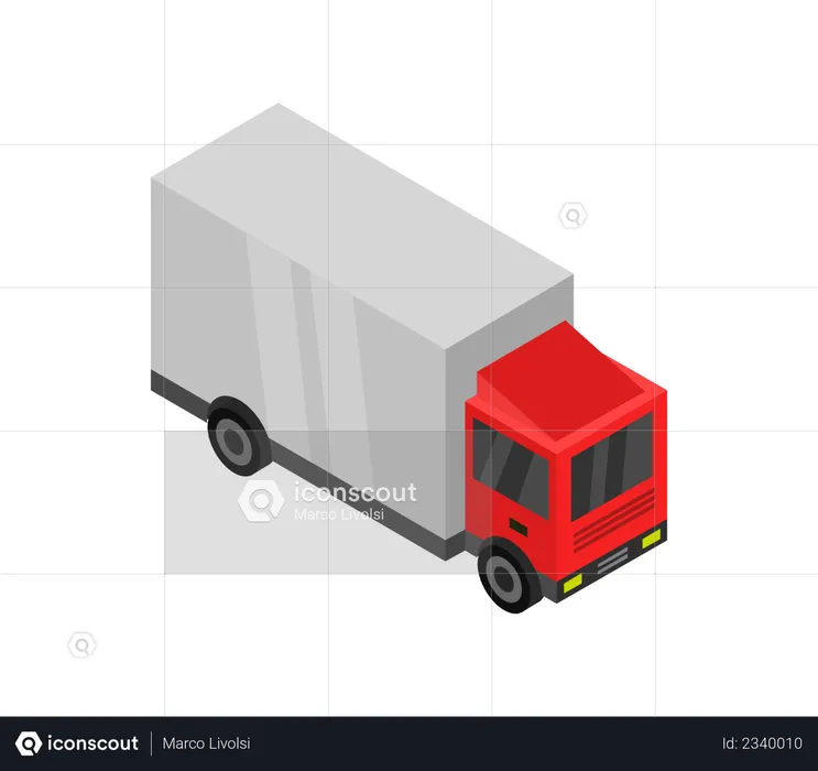 Shipping Truck  Illustration