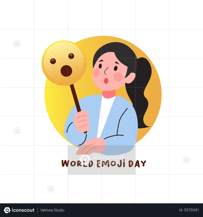 Shock Emoji Emoji Illustration