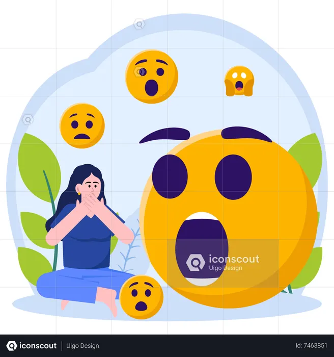 Shock Emoji Emoji Illustration