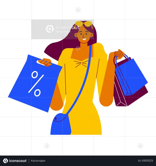 Shopaholic  Illustration