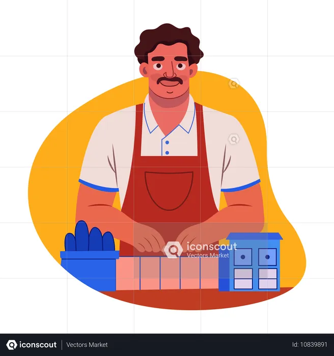 Shopkeeper  Illustration