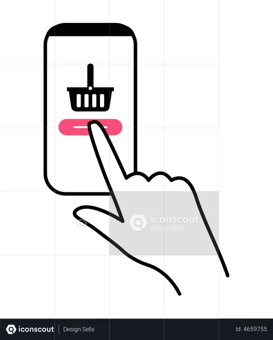 Shopping app  Illustration