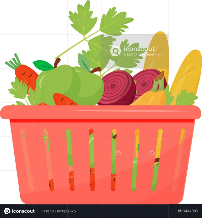 Shopping basket  Illustration