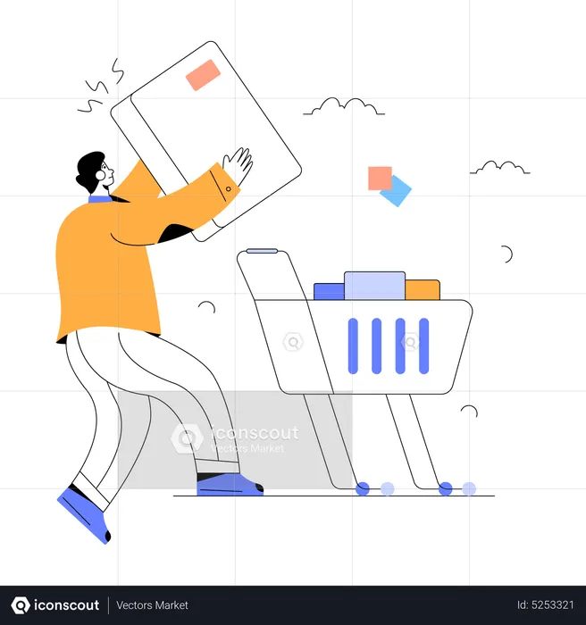 Shopping cart  Illustration