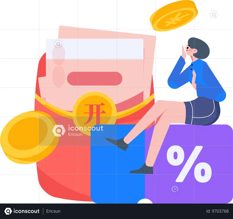 Shopping Coupon  Illustration