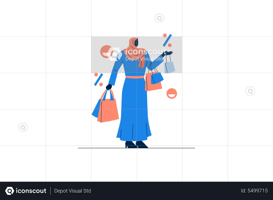 Shopping Discount  Illustration