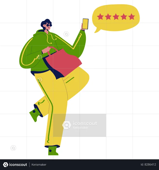 Shopping Feedback  Illustration