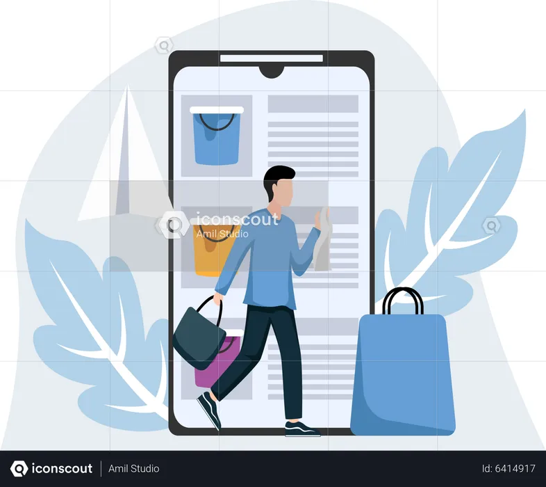 Shopping Offer  Illustration