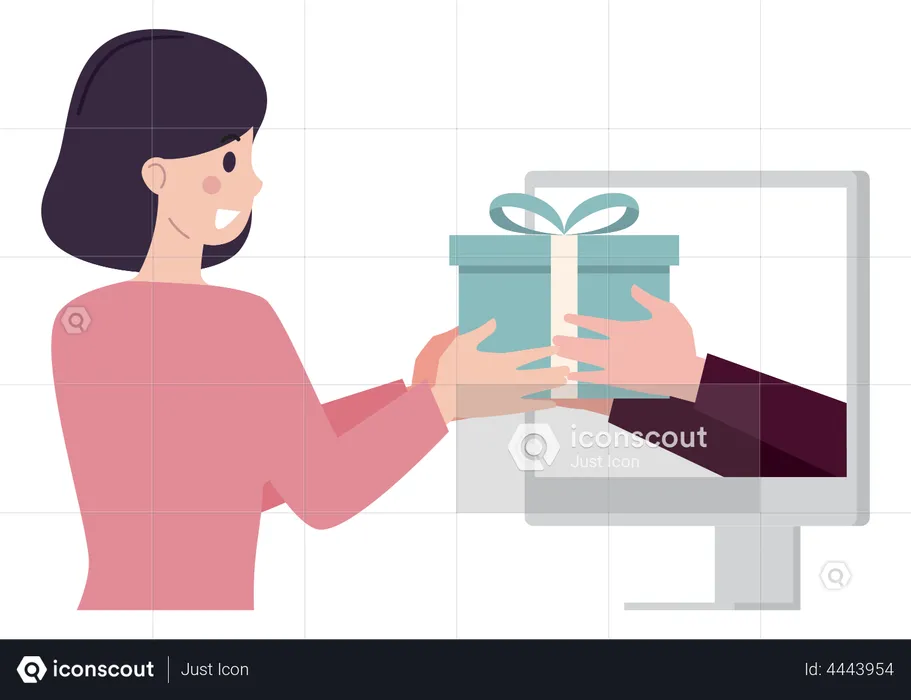 Shopping Order Delivery  Illustration