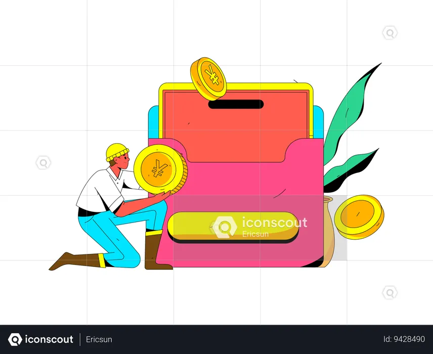 Shopping payment  Illustration