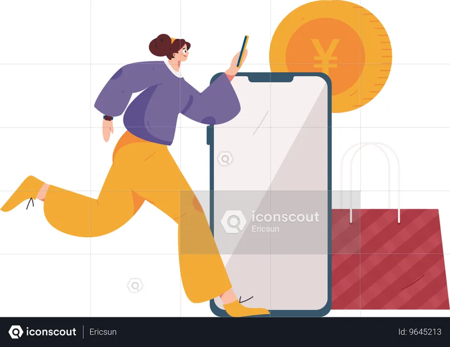 Shopping Payment  Illustration