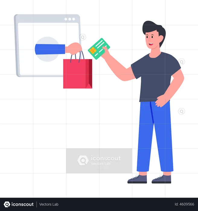 Shopping Payment  Illustration