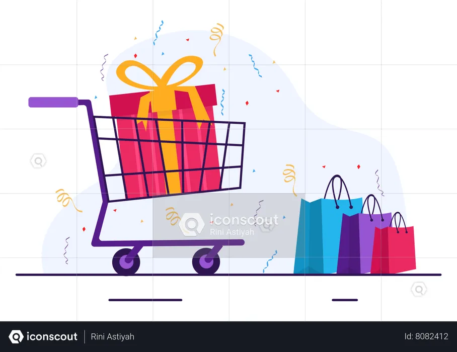 Shopping Reminder  Illustration