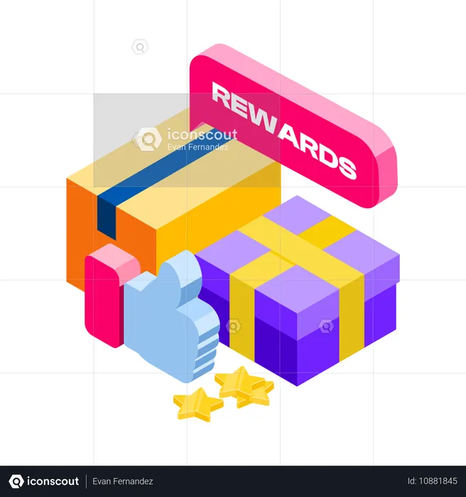 Shopping rewards  Illustration