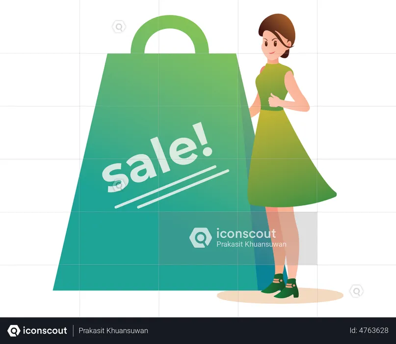 Shopping sale  Illustration