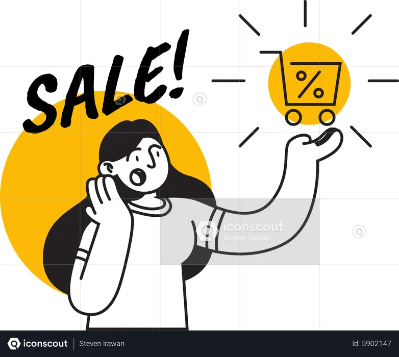 Shopping sale  Illustration