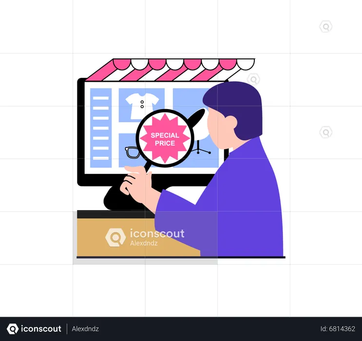 Shopping sale  Illustration