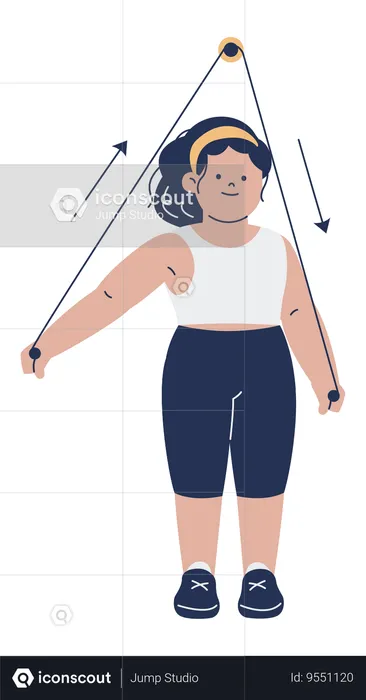 Shoulder Flexion  Illustration