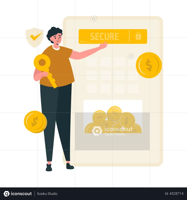 Sichere Investition  Illustration