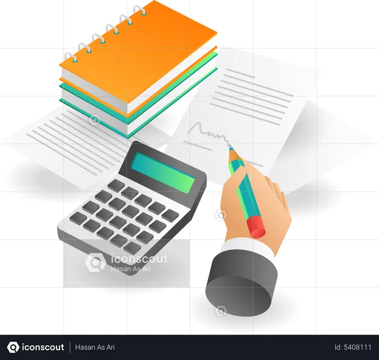 Sign business cooperation agreement  Illustration