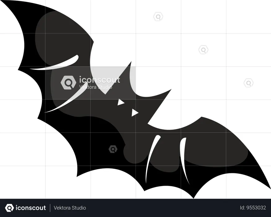 Silent Bat  Illustration
