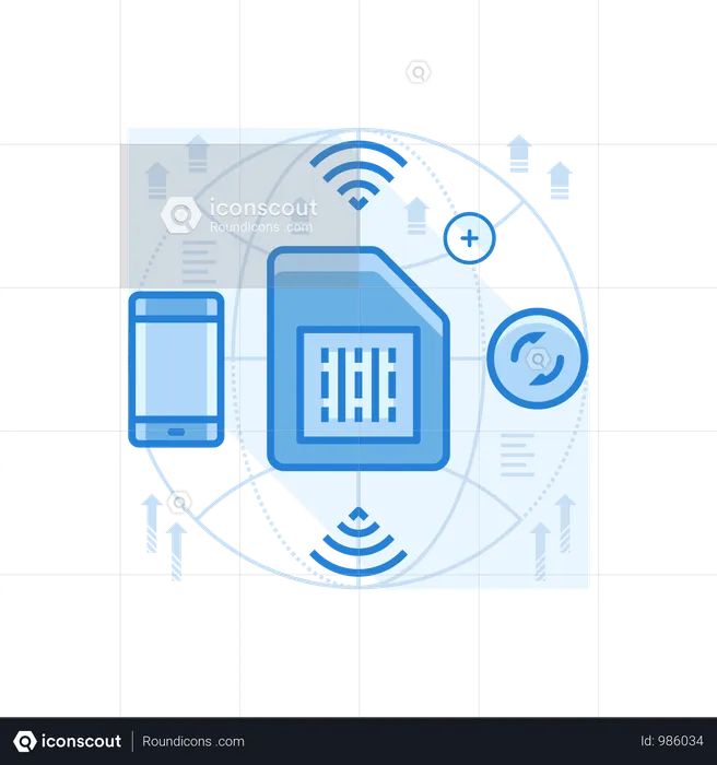 Sim Card  Illustration