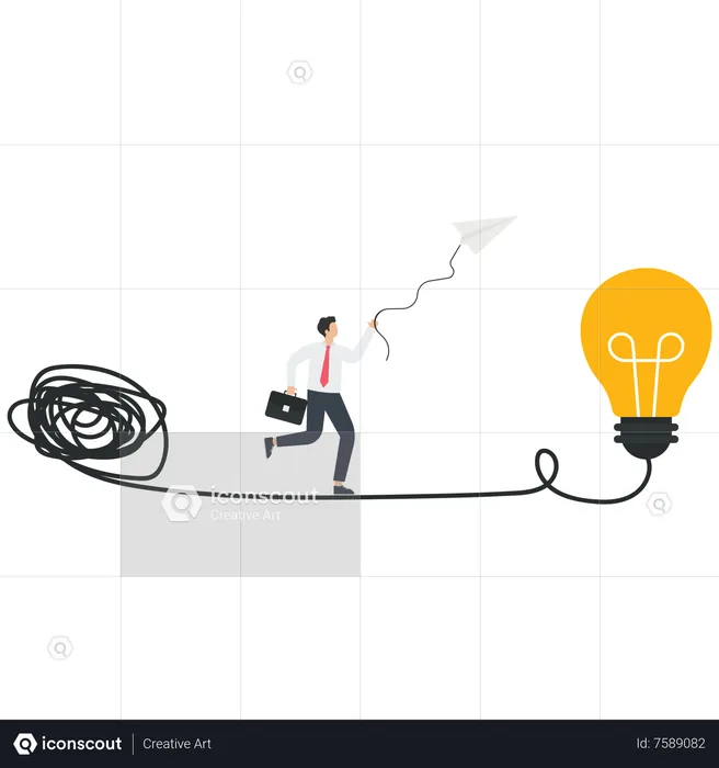 Simplify ideas to find solutions  Illustration