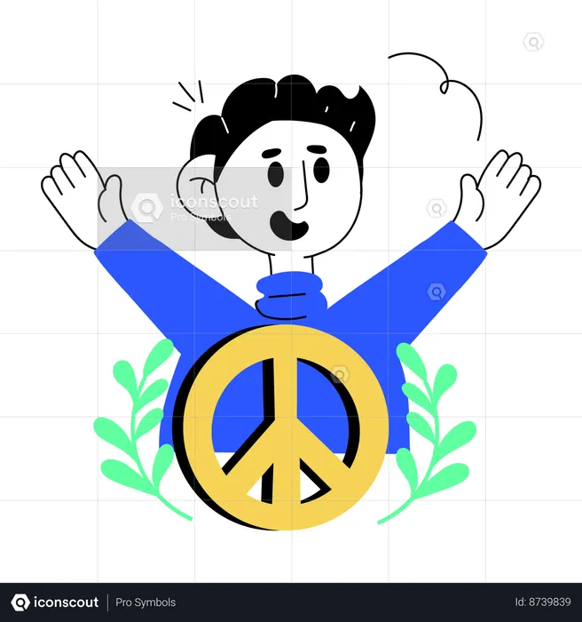 Sinal de esperança  Ilustração