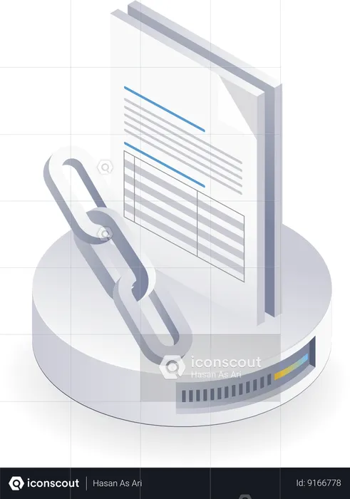 Red de enlace de base de datos del sistema  Ilustración