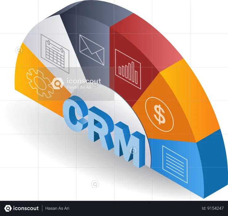 Sistema crm  Ilustración