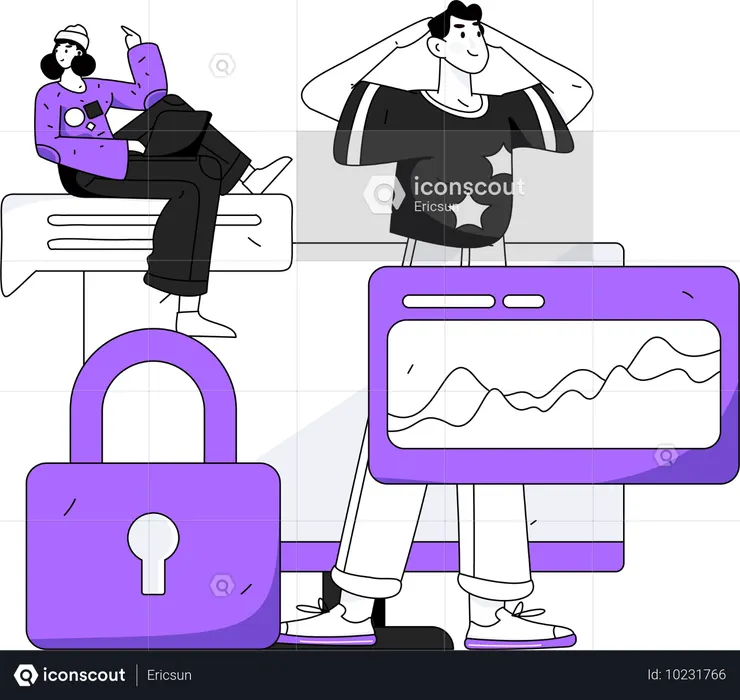 Sistema de seguridad para trabajo de niñas y niños  Ilustración