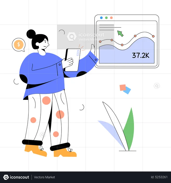 Site de trading  Illustration