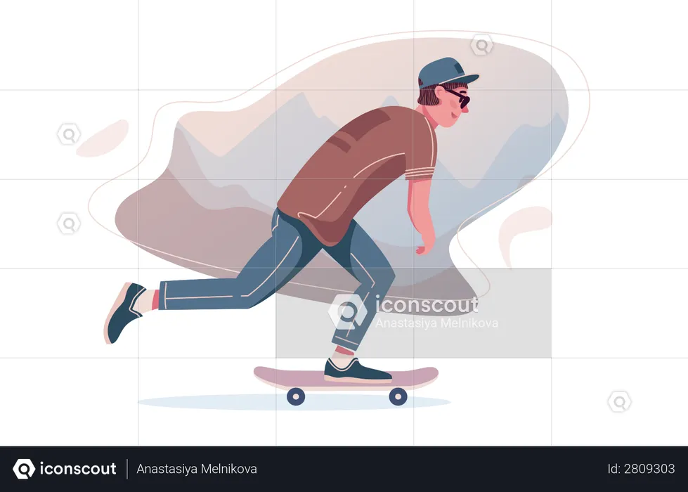 Skater  Illustration