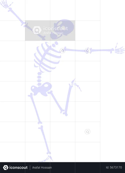 Skeleton dancing  Illustration