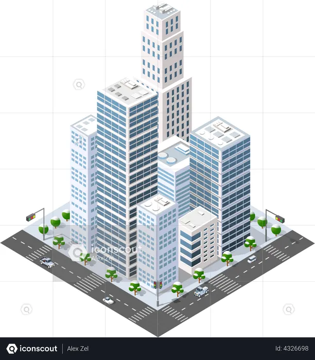 Skyscrapers  Illustration