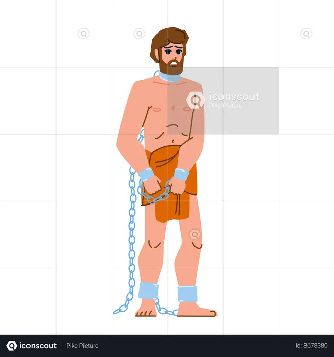 Slave Man  Illustration