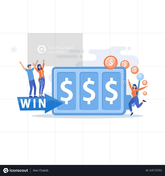Slot machine  Illustration