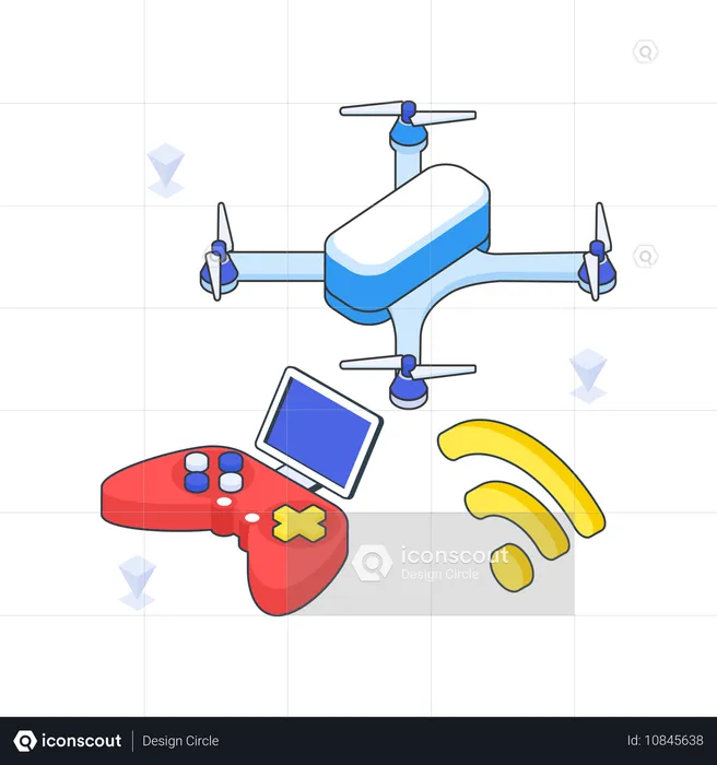 Smart Drone  Illustration